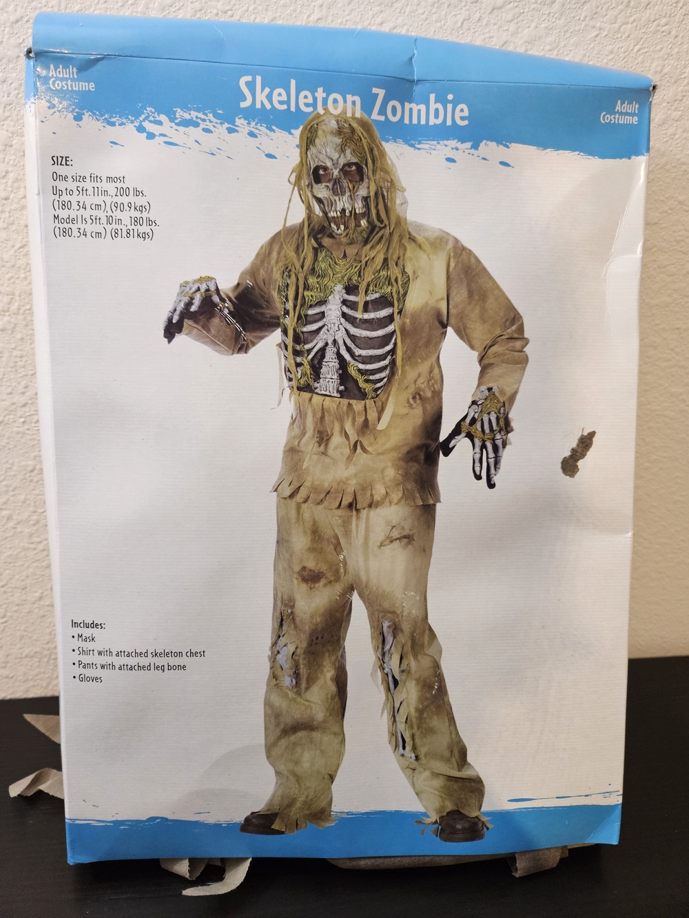 Skeleton Zombie Adult Costume